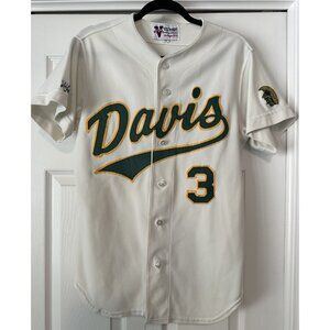 Vintage Grace M Davis High School Spartans baseball softball jersey 3 Modesto CA